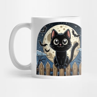 BLACK CAT MOON Mug